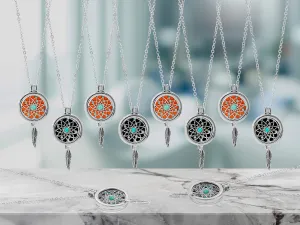 10 Aromatherapy Dream Catcher Necklaces