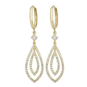 9ct Yellow Gold Drop Earrings ER1098