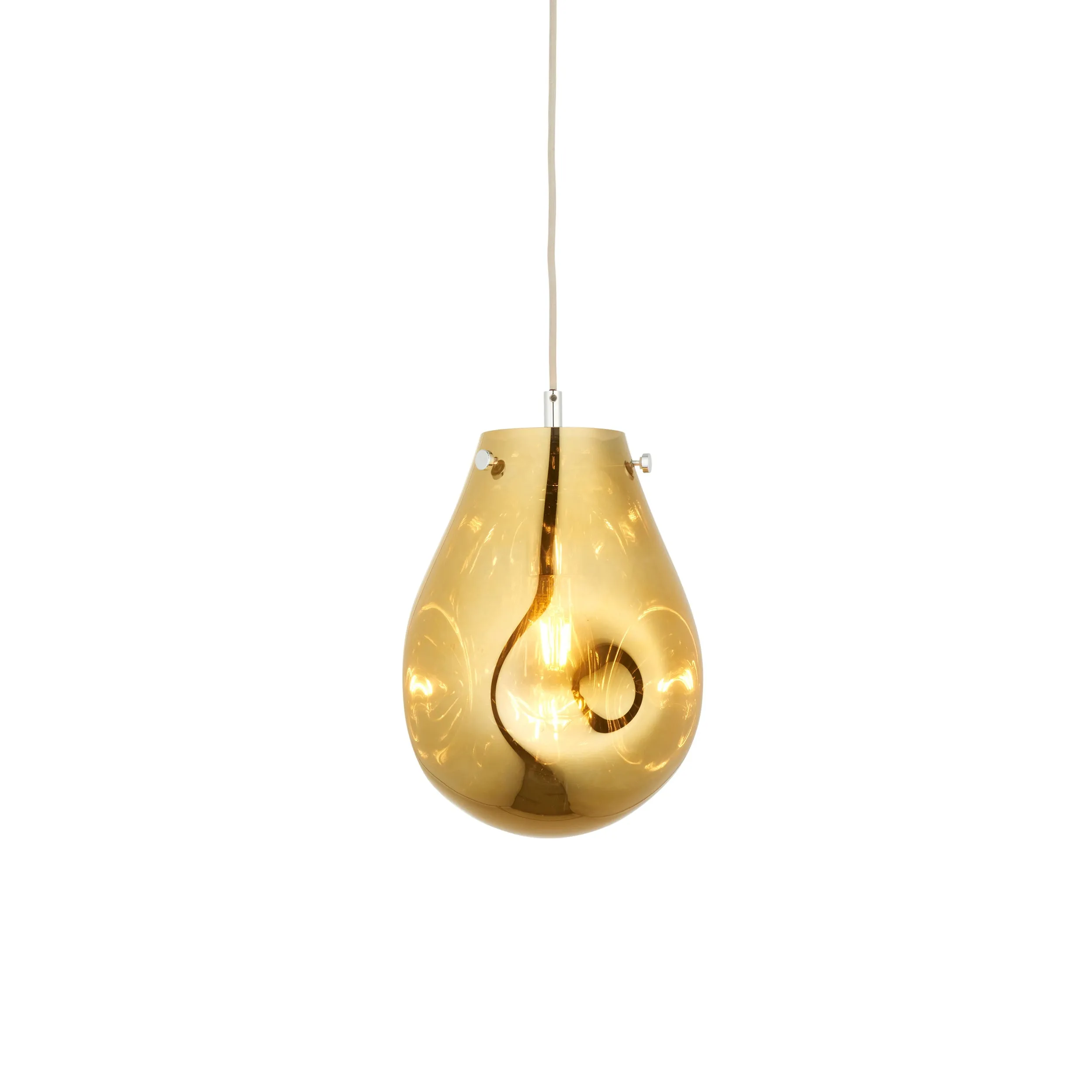 Amos Iris Pendant Gold Small