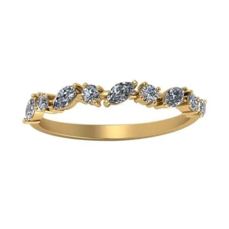 Ardith Trendy Lab Diamond Wedding Ring