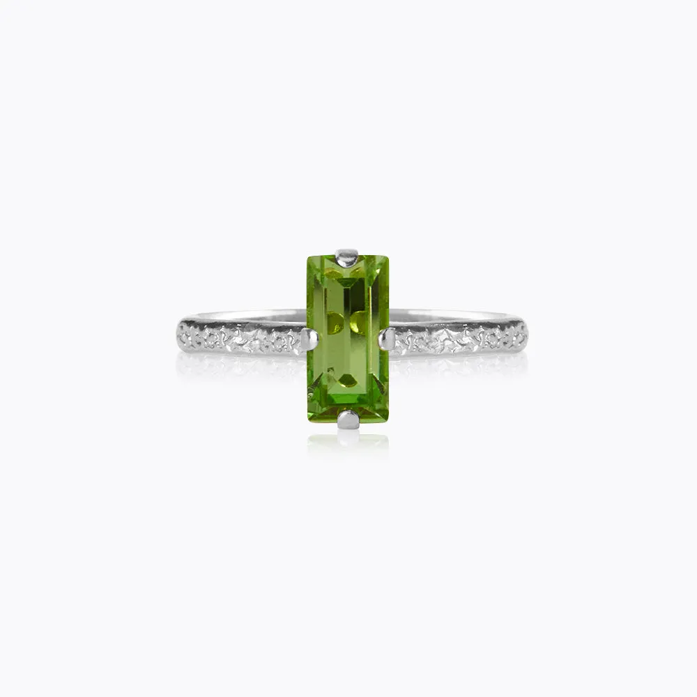 Baguette Ring / Peridot