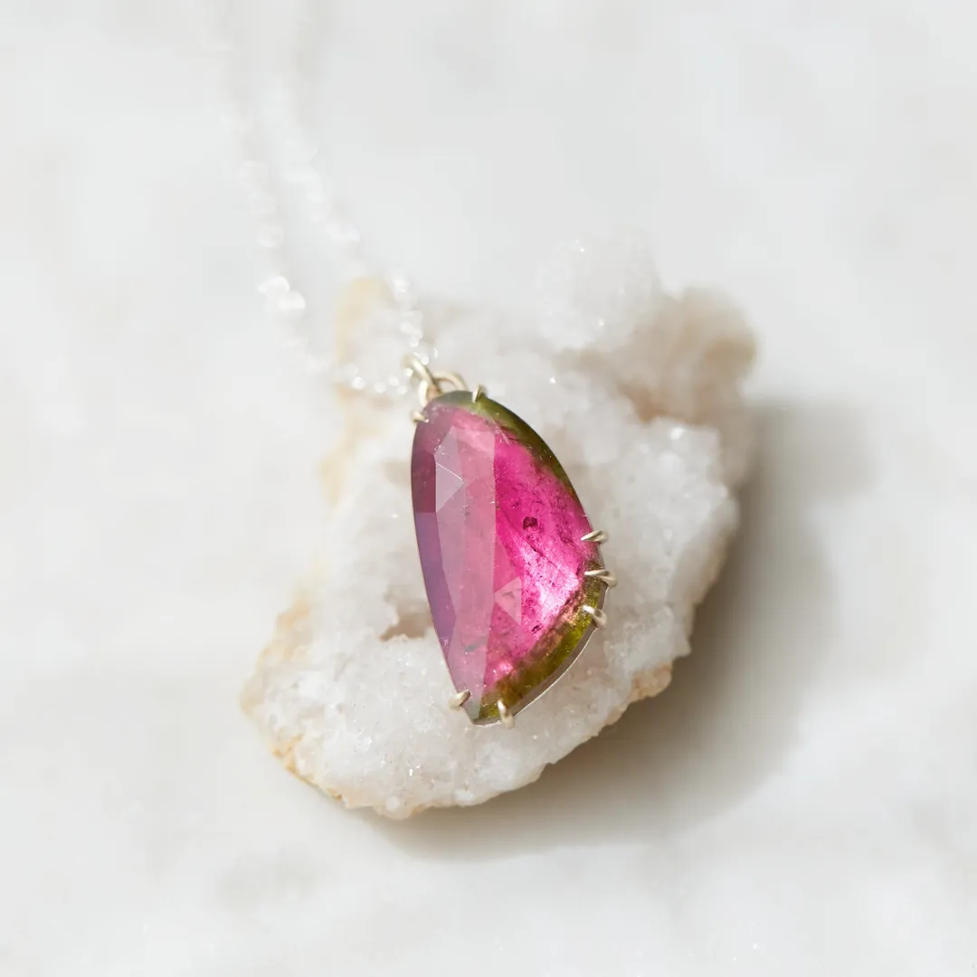 Botanical Solstice Tourmaline Vanity Necklace