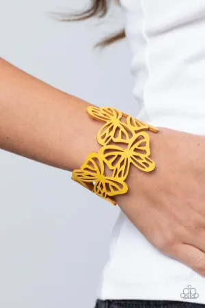 Bracelets Butterfly Breeze - Yellow W42