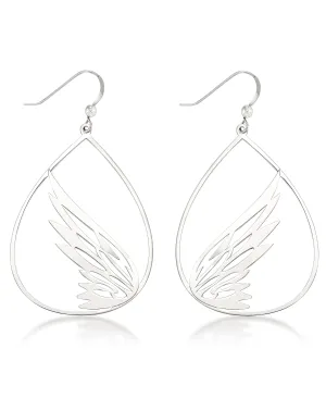 Butterfly Teardrop Hoops