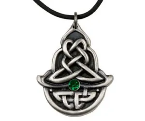 CELTIC EMERALD PENDANT , DC/60