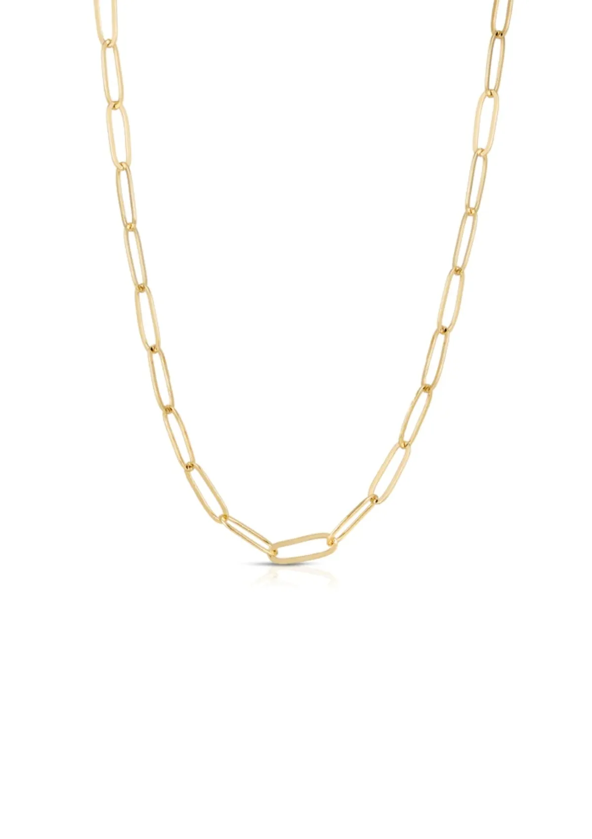 Chunky Monaco Choker in Gold