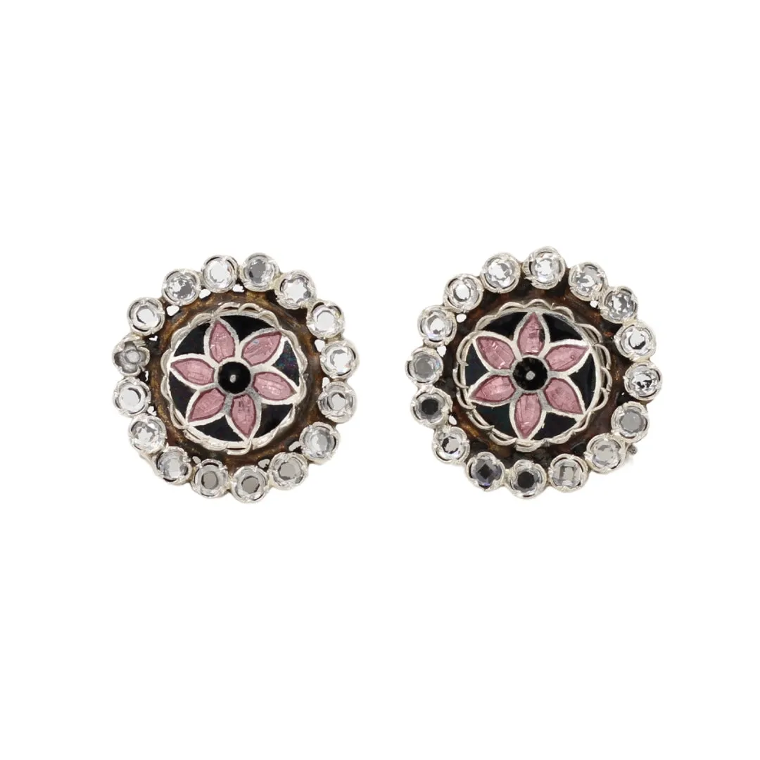 Classic Charm: Elegant Sangeeta Boochra Silver Handcrafted Earrings