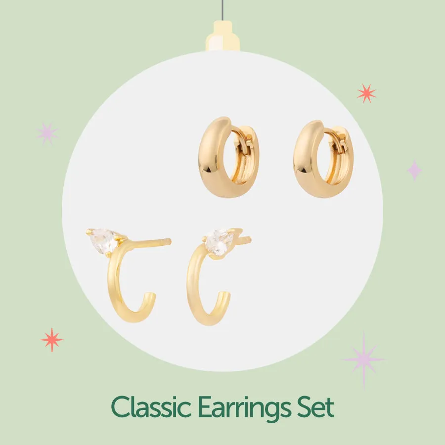 Classic Earrings Set