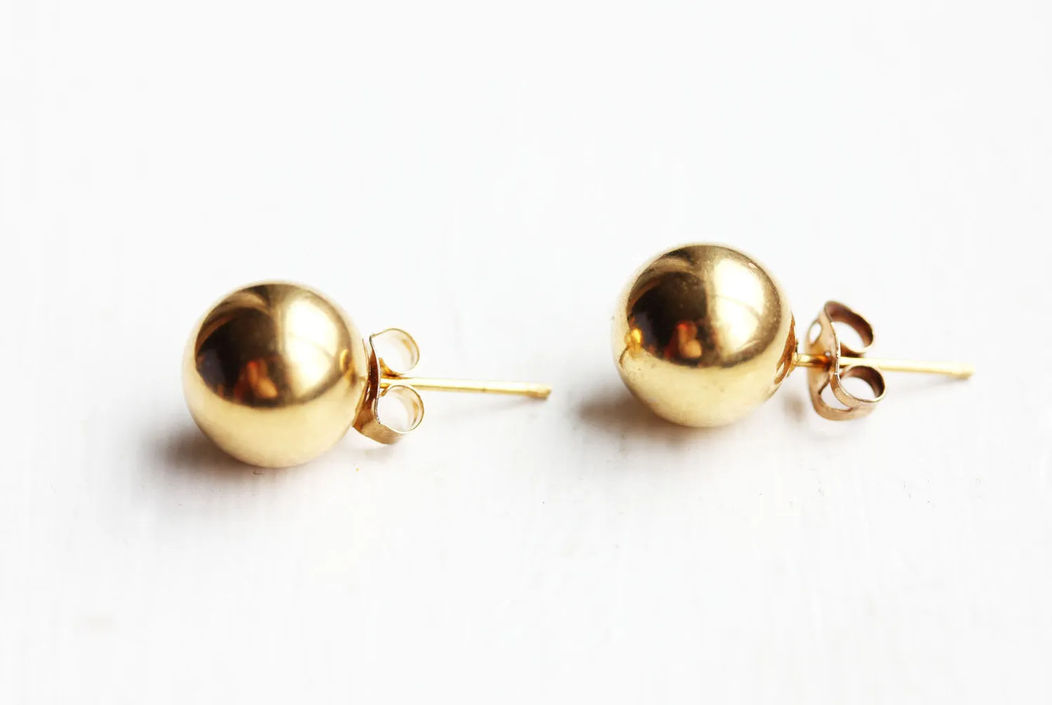 Classic Gold Ball Studs