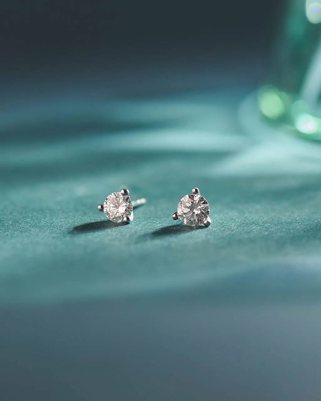 Classic Small Solitaire Earrings