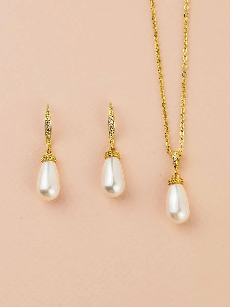 Classic Teardrop Jewelry Set