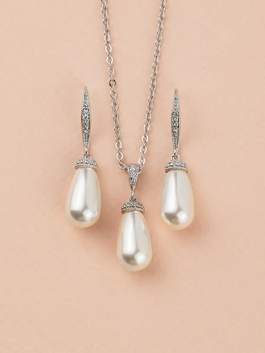 Classic Teardrop Jewelry Set