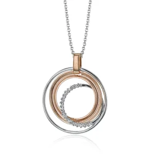 Clio Pendant Necklace in 18k Gold with Diamonds