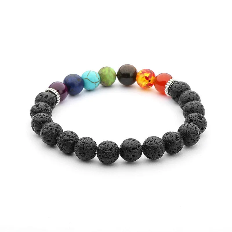 Colorful Chakra Yoga Energy Balance Bracelet