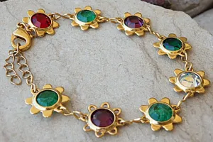 Colorful crystal bracelet