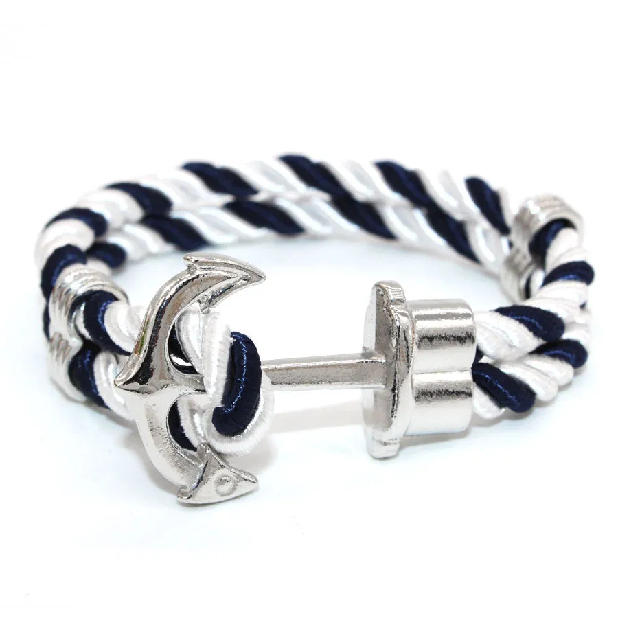 Colorful rope anchor bracelet