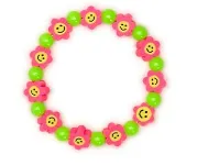 Colorful Smiley & Daisy Bracelets