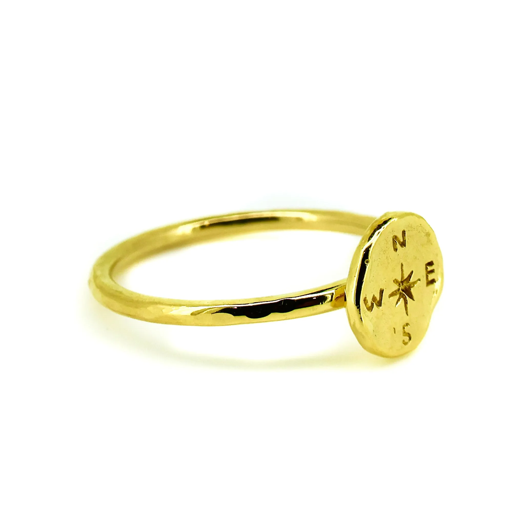 Compass Ring Gold