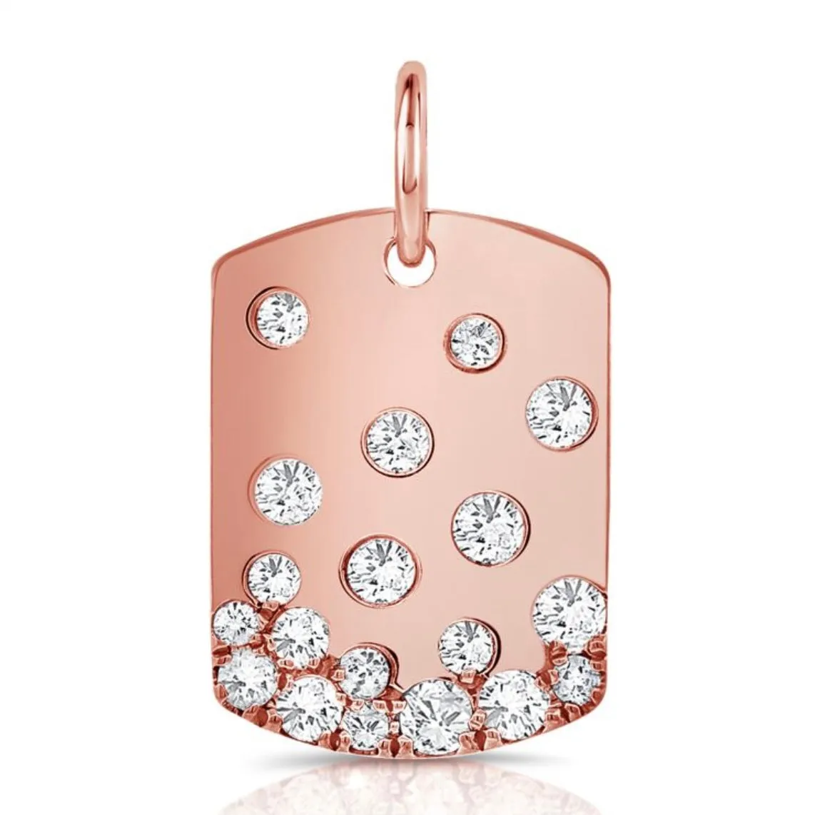 Diamond Confetti Tag Charm