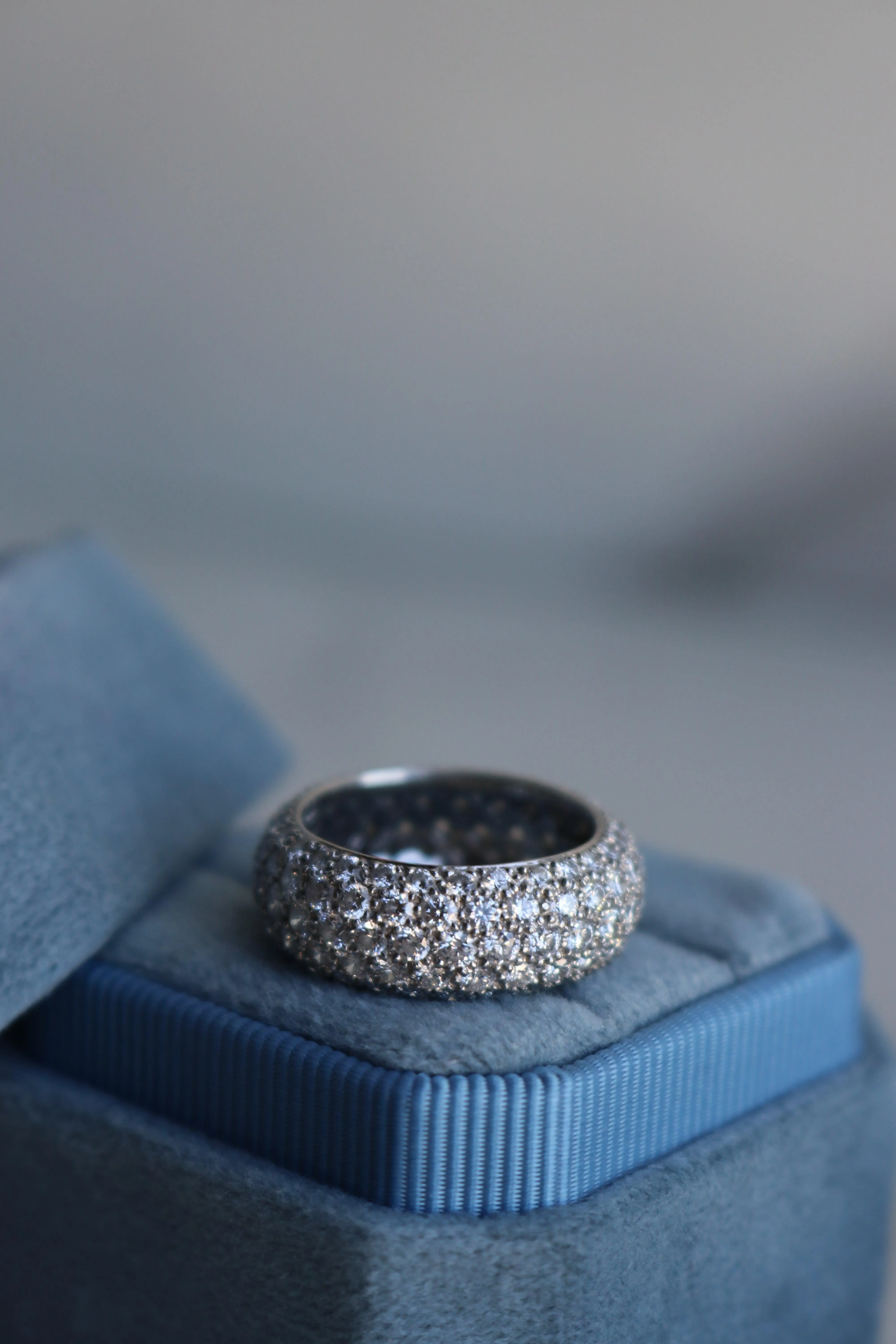 Diamond Platinum Eternity Band