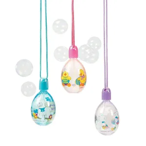 Egg-Shape Bubble Bottle Necklaces - Party Favors (1pc)