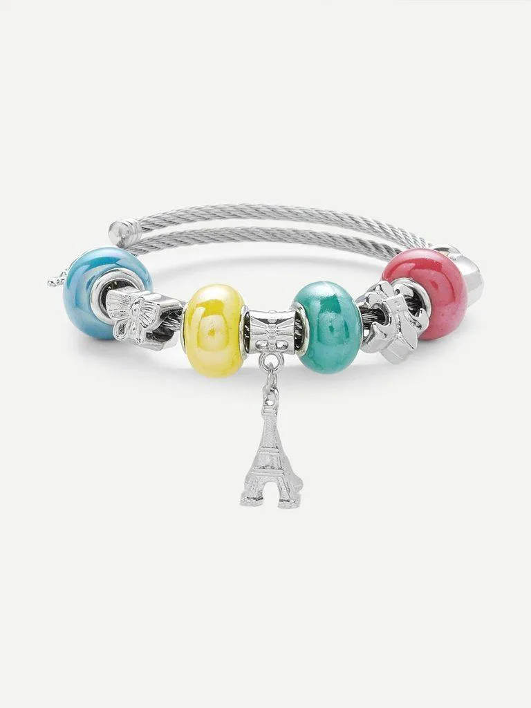 Eiffel Tower Charm Bangle