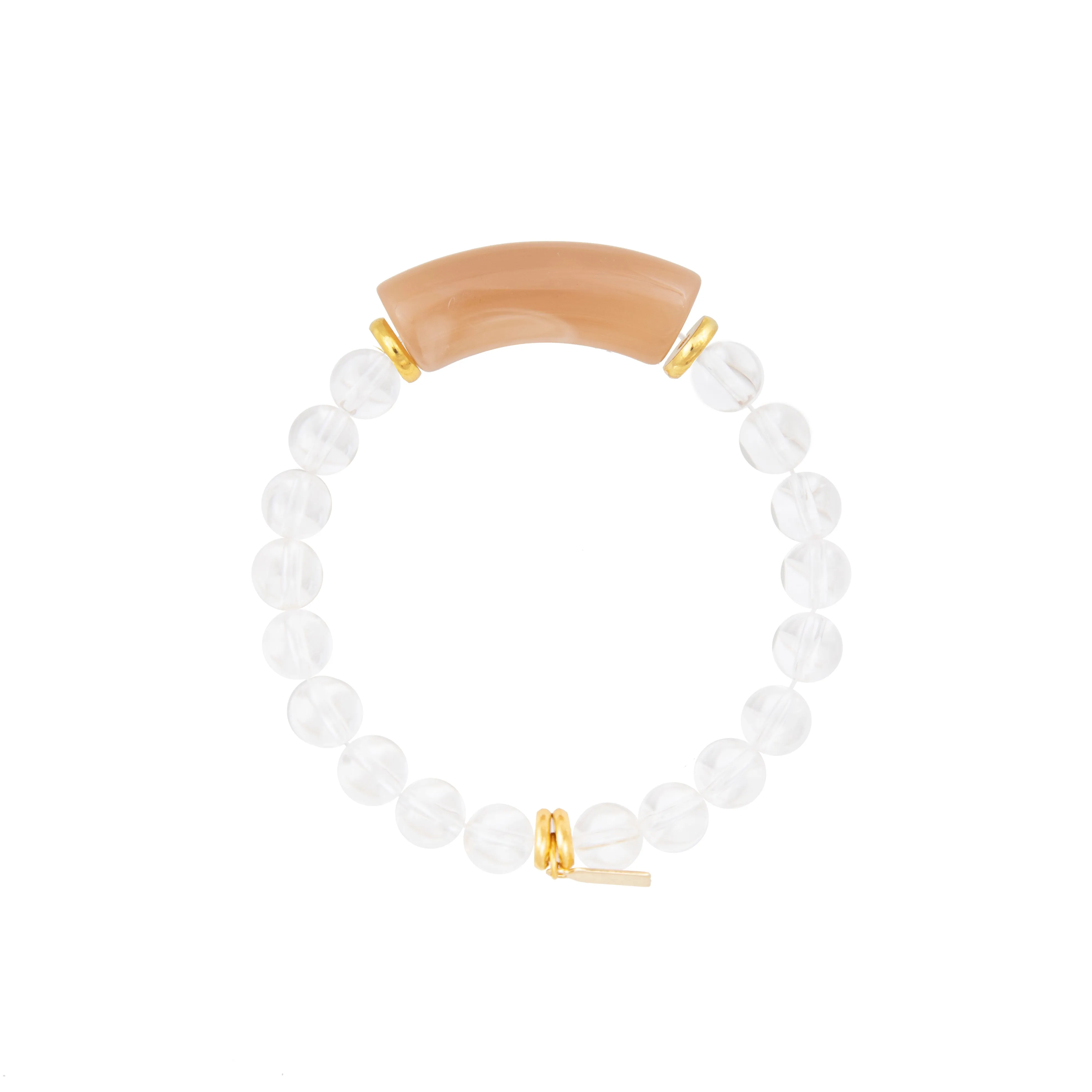 Enamel Bamboo Bubble Bracelet, Air