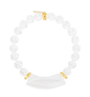 Enamel Bamboo Bubble Bracelet, Air