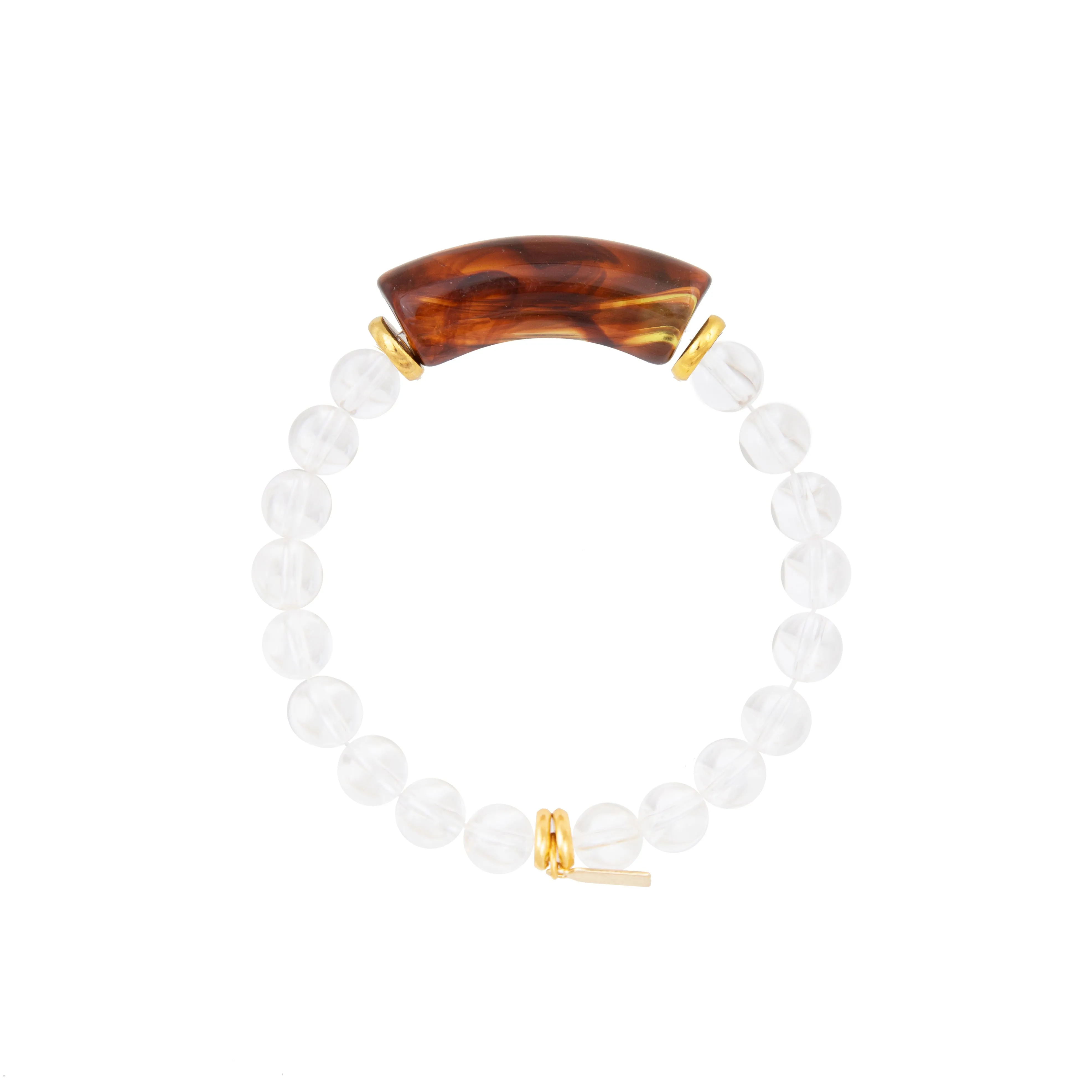 Enamel Bamboo Bubble Bracelet, Air