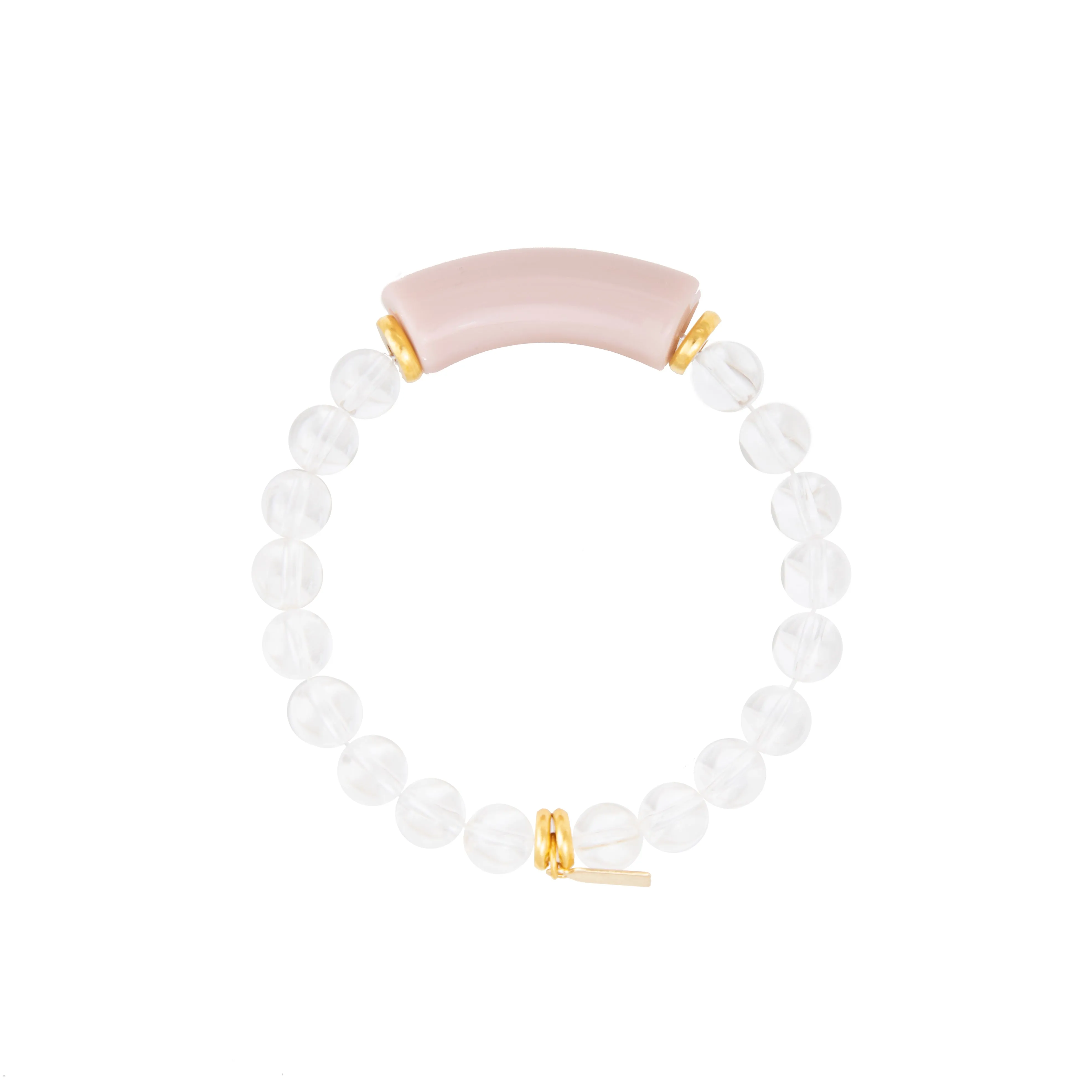 Enamel Bamboo Bubble Bracelet, Air