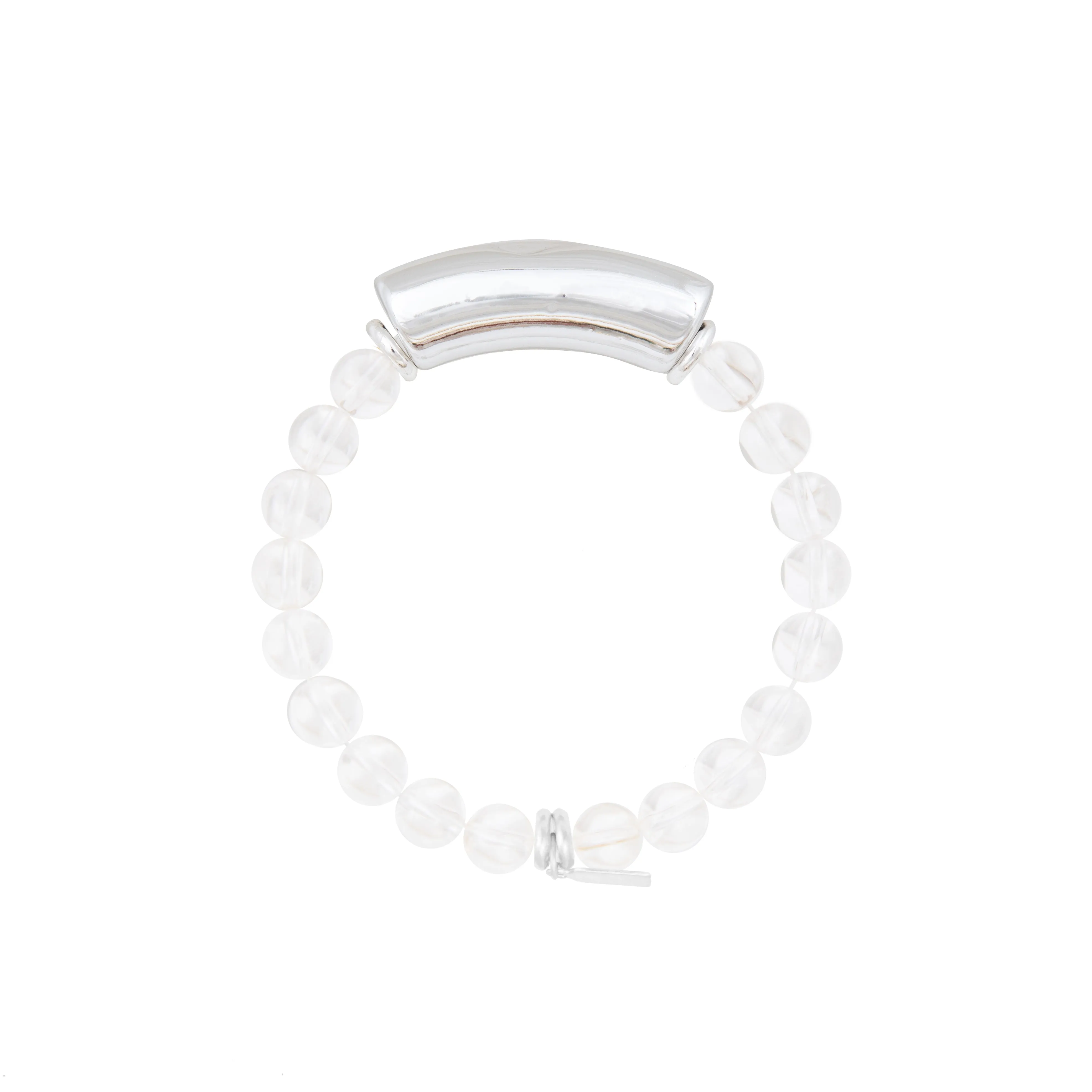 Enamel Bamboo Bubble Bracelet, Air