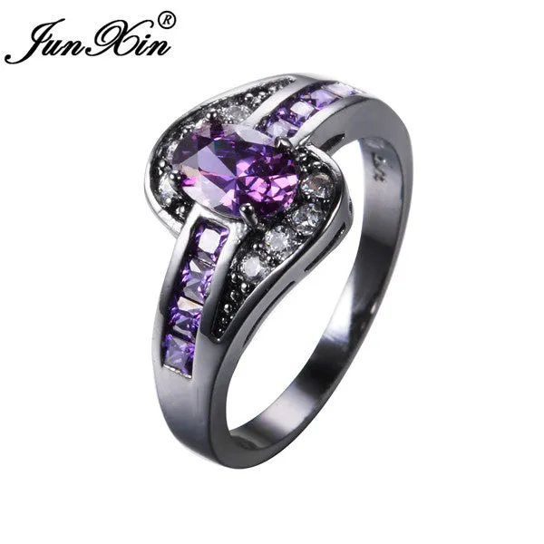 Female Purple Oval Ring