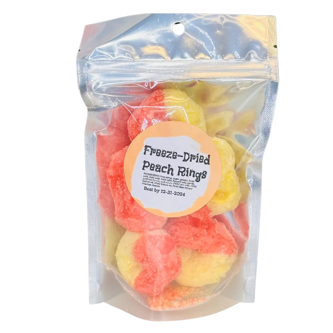 Freeze Dried Candy - Peach Rings