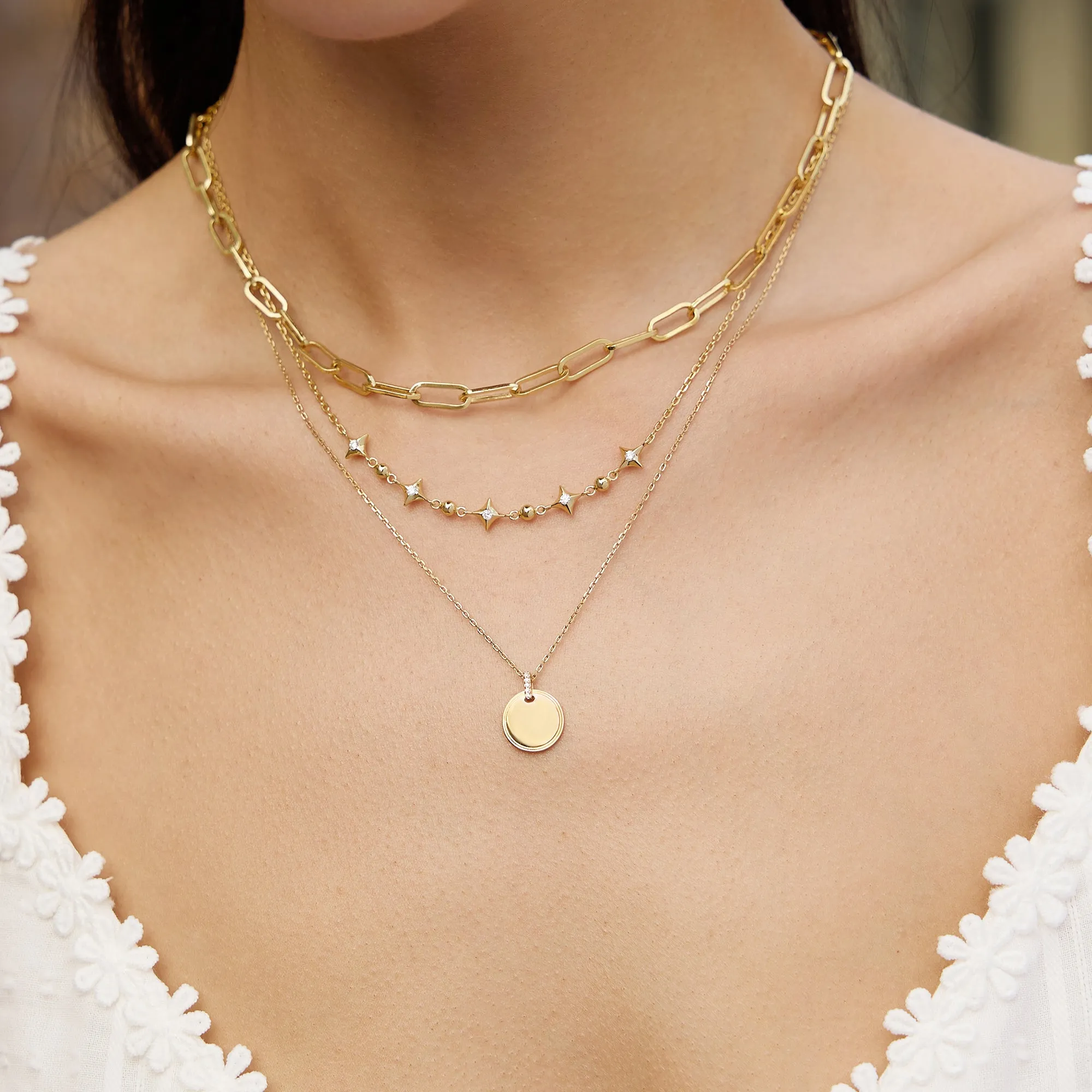 Gold Medium Chain Necklace