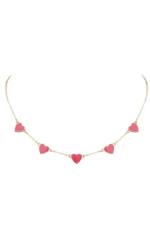 HEART STATION NECKLACE