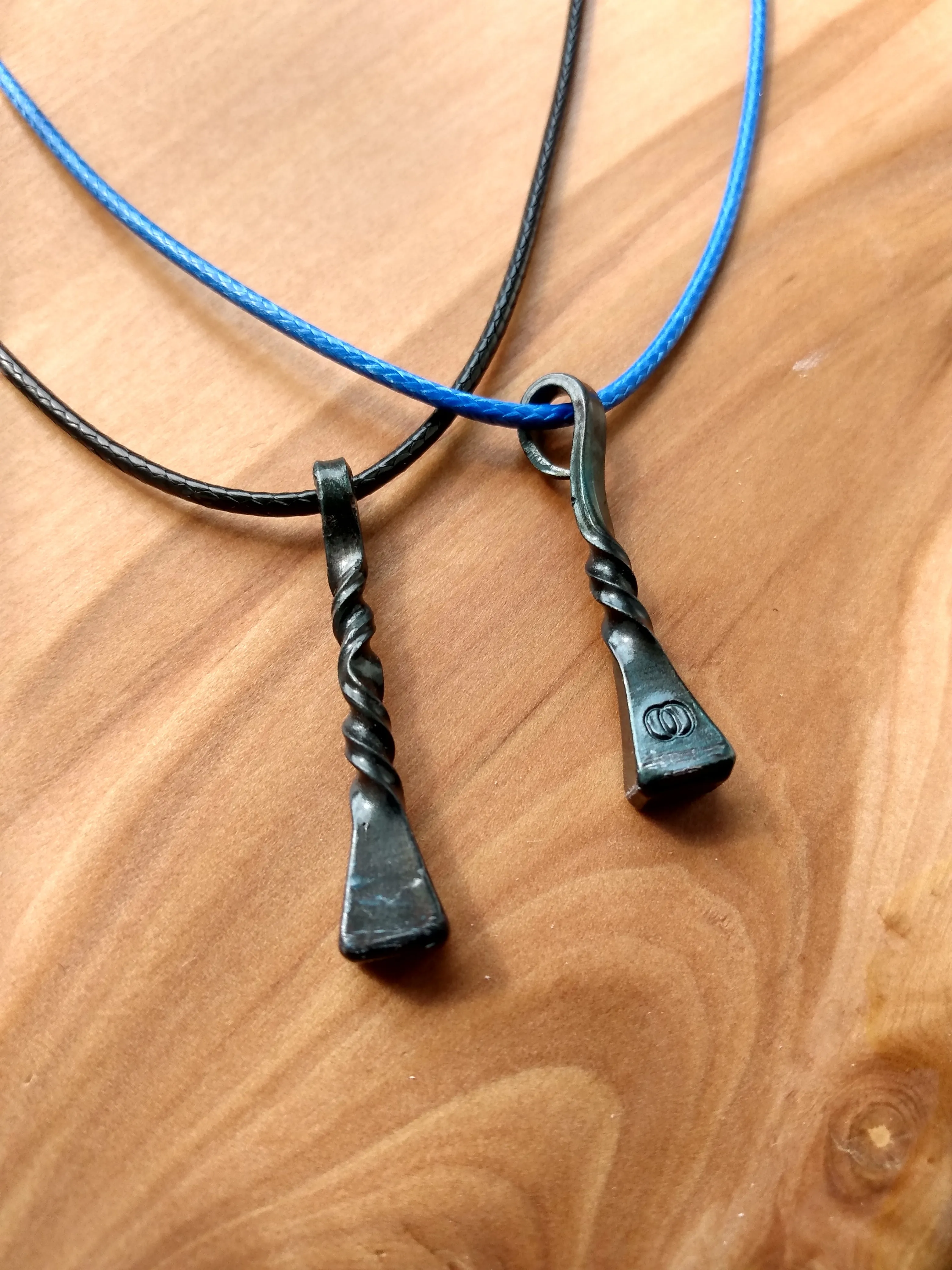 Horseshoe Nail Necklace Pendants