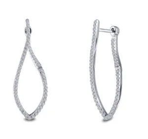 Infinity Hoop Earrings E0304CLP