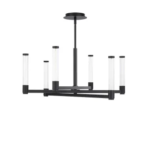 Jedi 27 in. LED Pendant Light Black finish