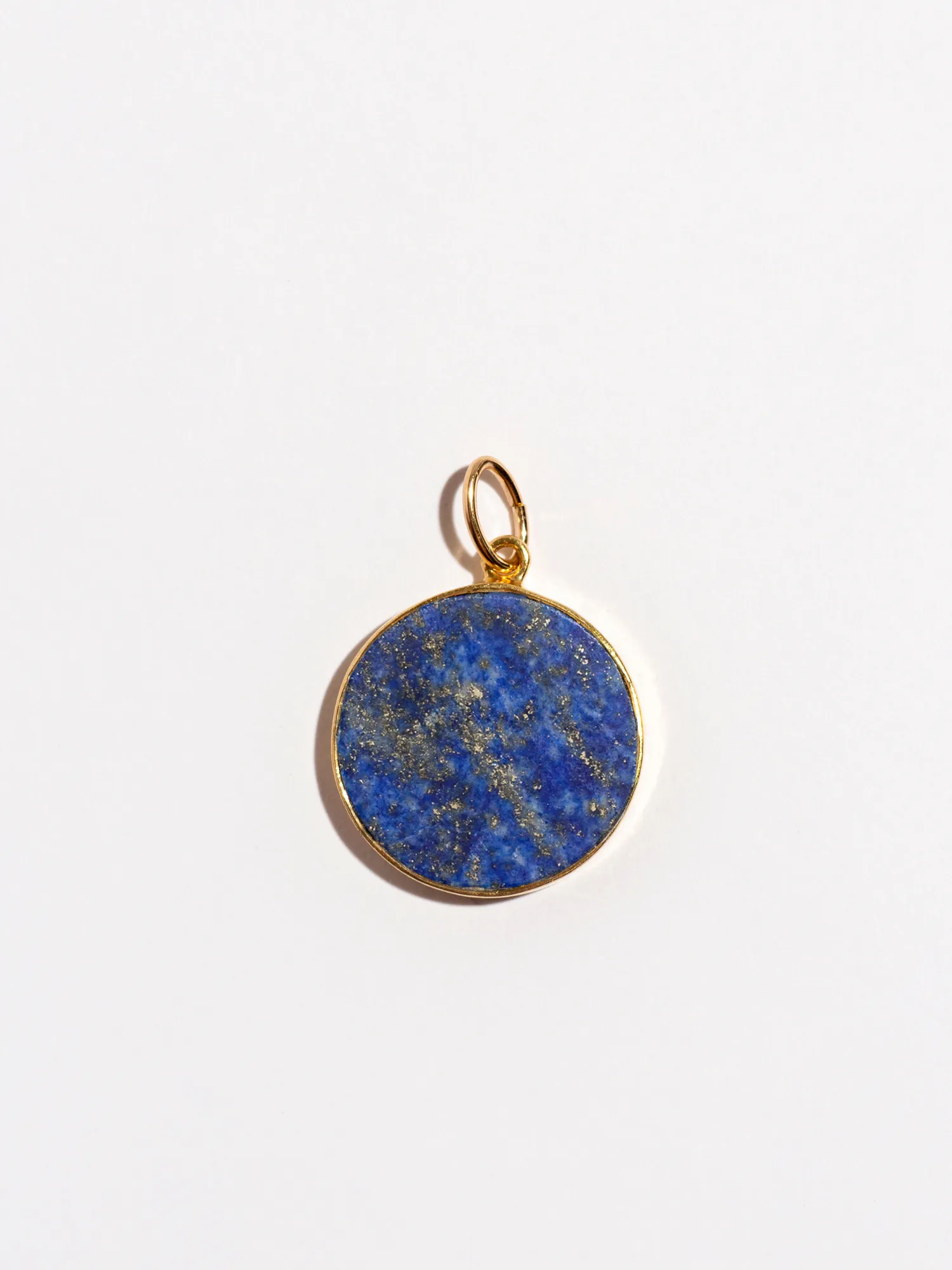 Jessica Lapis Coin Pendant