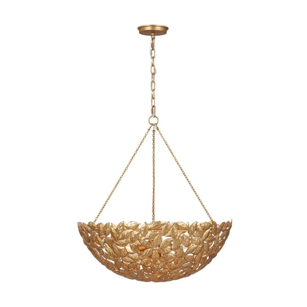 Kelan 24 in. 6 Lights Pendant Light Gold Finish