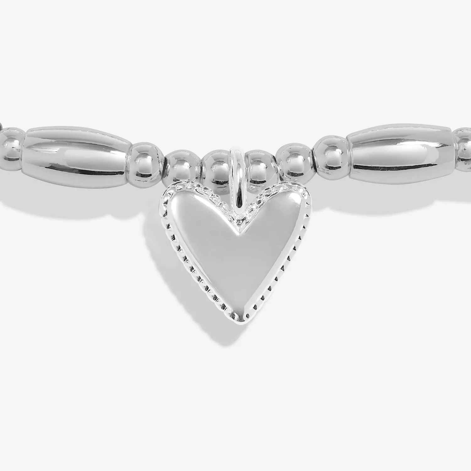 Lifes A Charm Love Silver Plated Bracelet 7854