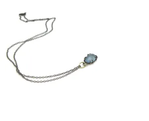 Little Aquamarine Vanity Necklace