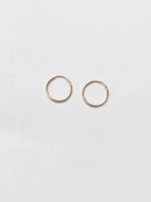 Little Gold Classic Hoops