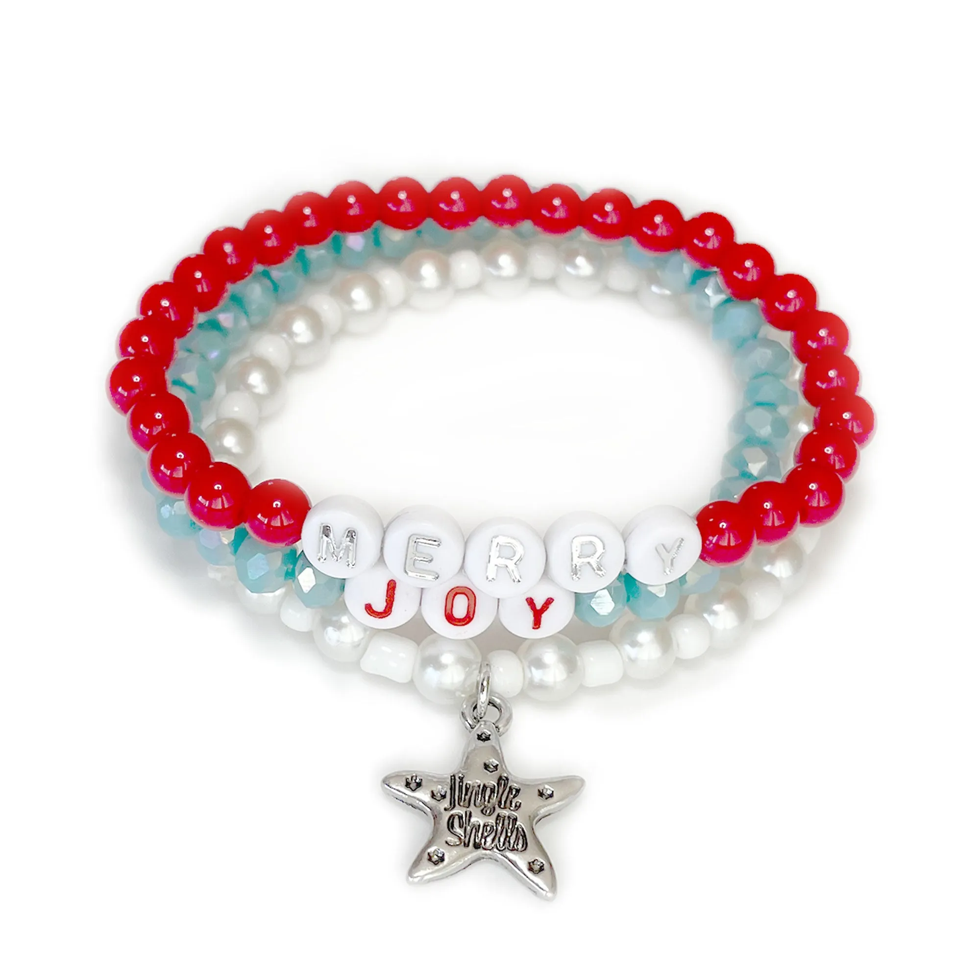 MERRY JOY Stretch Bracelet Set