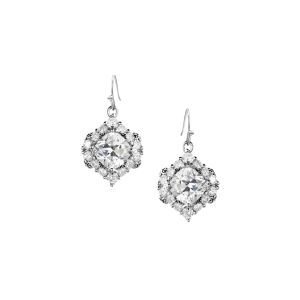 Montana Silversmiths Women's Refined Light Crystal Earrings