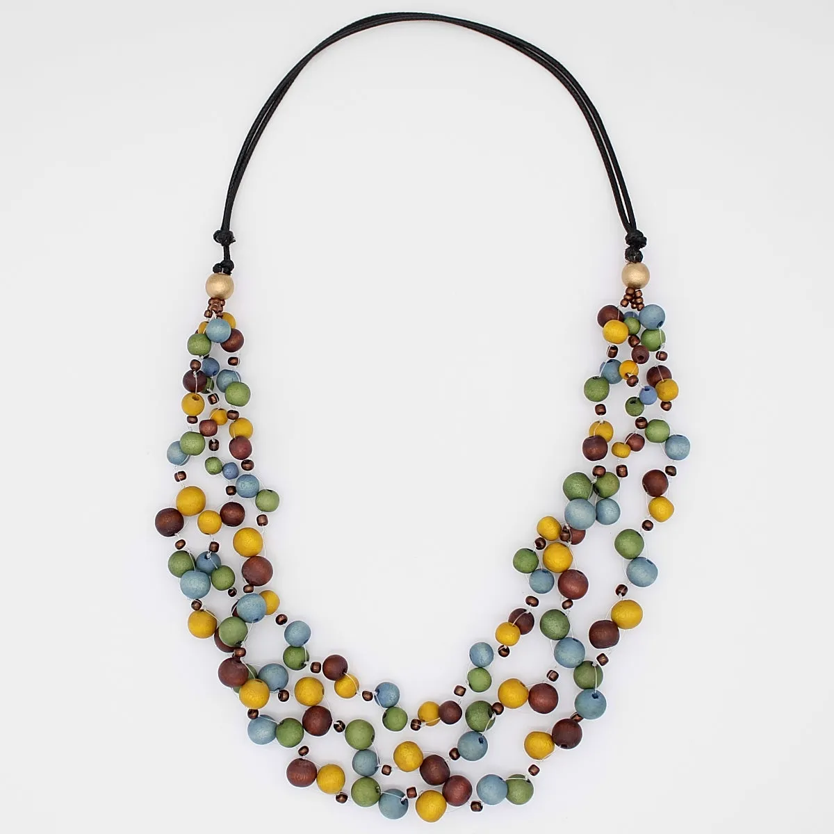 Multi Color Carmella Multi Strand Necklace