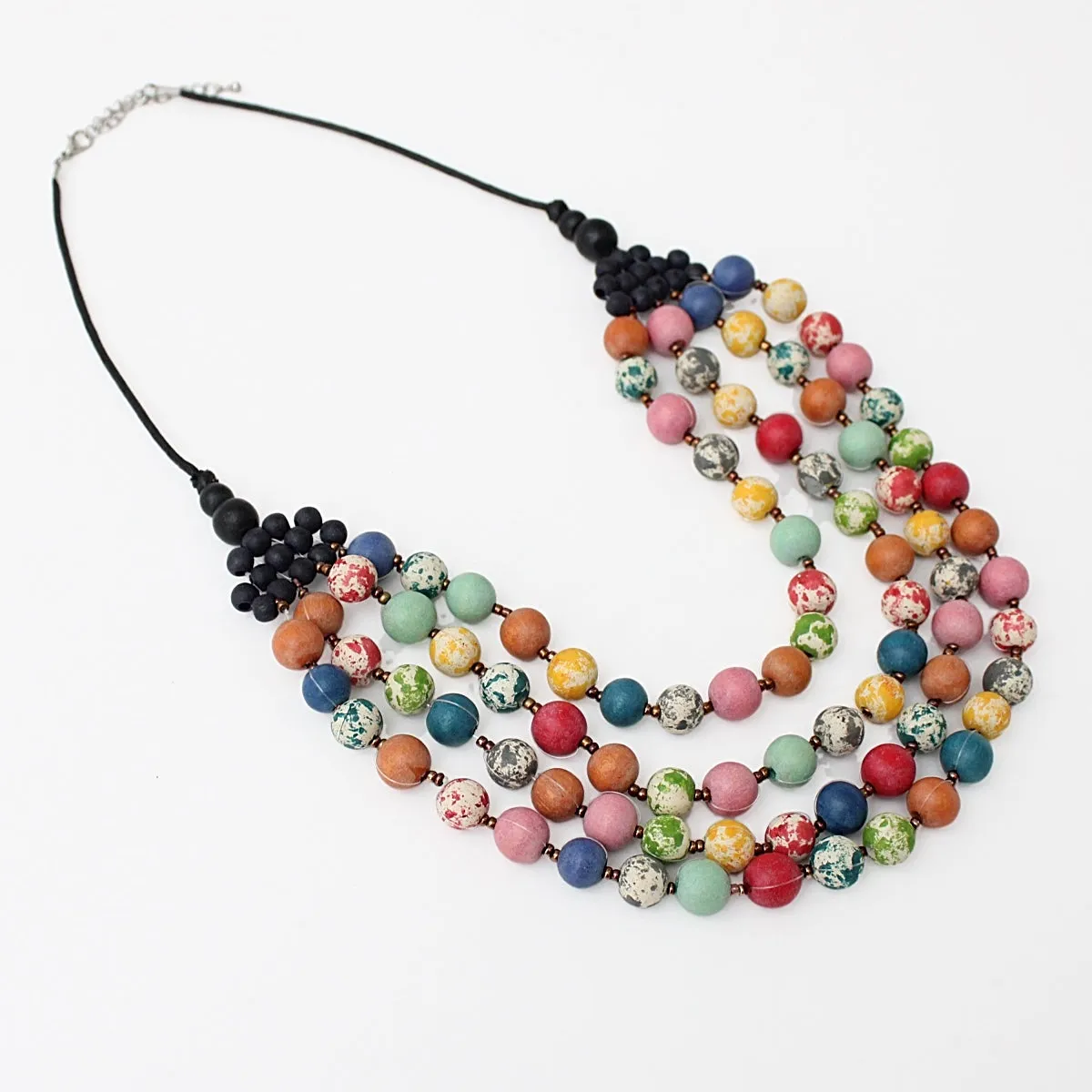 Multi Strand Vibrant Bree Necklace