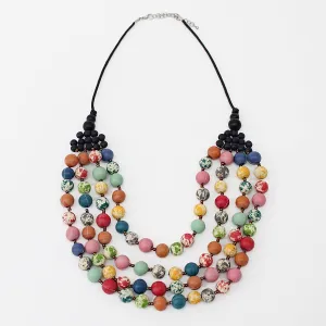 Multi Strand Vibrant Bree Necklace