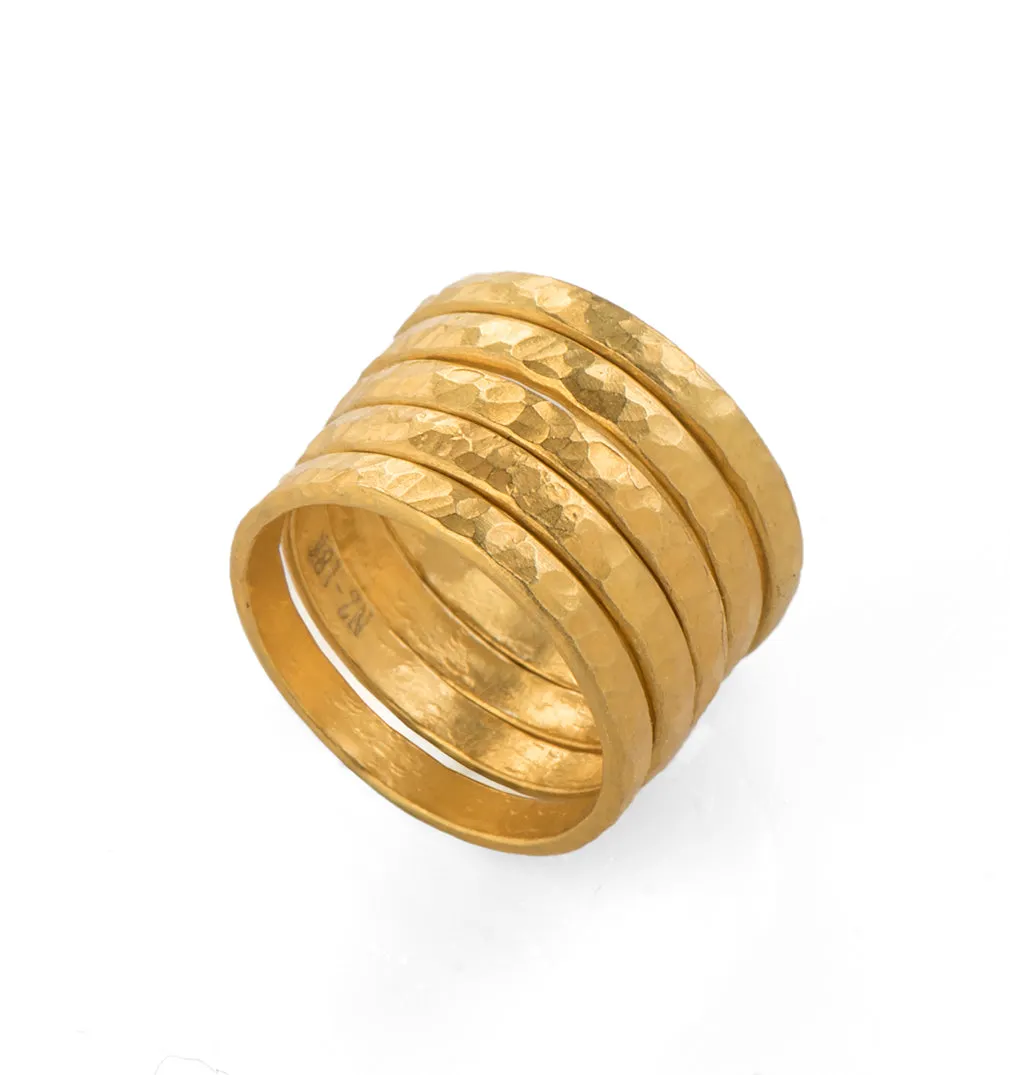 Nava Zahavi 18K Yellow Gold Stack Ring