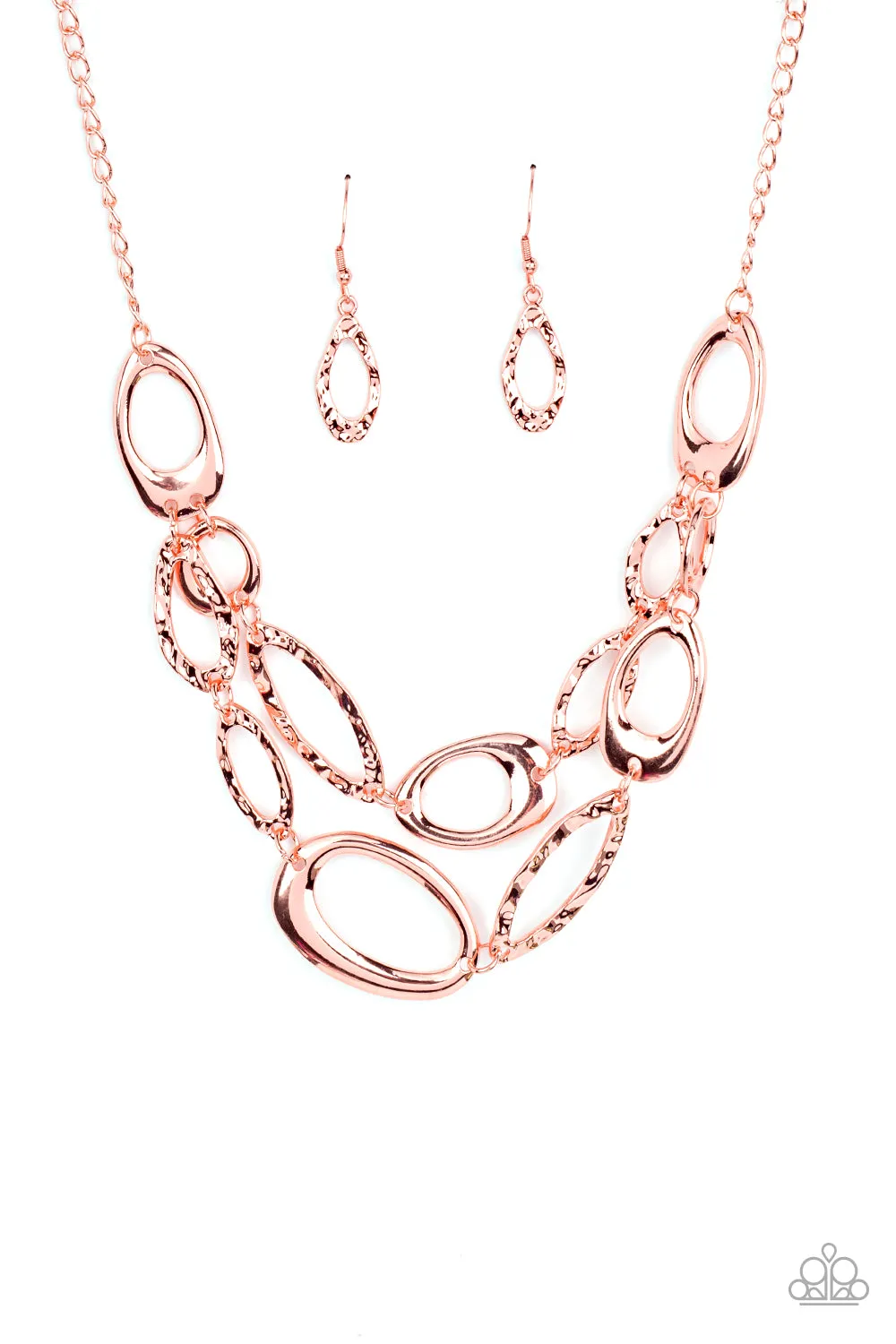 Necklace Game OVAL - Copper N2247